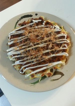 海外で長芋なくてもモチモチお好み焼き☆-レシピのメイン写真