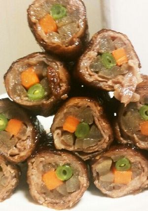 我が家のおせち☆牛肉の八幡巻き☆-レシピのメイン写真