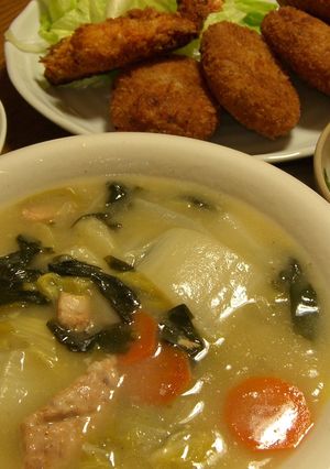 鮭と白菜の美味しいクリームシチュー-レシピのメイン写真