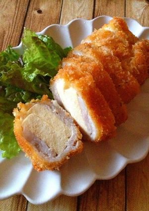 節約ヘルシー＊高野豆腐のチーズ挟みフライ-レシピのメイン写真