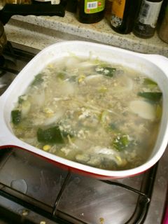 韓国料理 クルトックク(牡蠣と餅スープ)-レシピのメイン写真