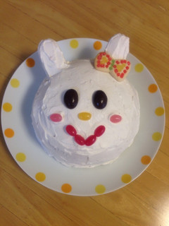 かわいい♡うさぎのケーキ-レシピのメイン写真
