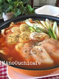 野菜たっぷり〆はリゾットに!簡単カレー鍋-レシピのメイン写真