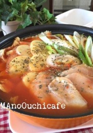 野菜たっぷり〆はリゾットに！簡単カレー鍋-レシピのメイン写真