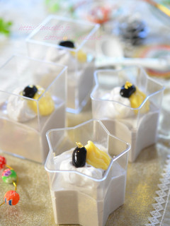 黒豆煮汁で作る♫黒豆のムース♡-レシピのメイン写真