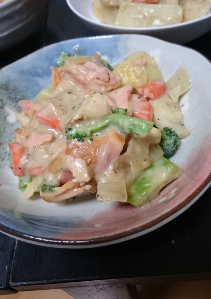 ☆じゃがいもと塩鮭のクリーム煮☆-レシピのメイン写真