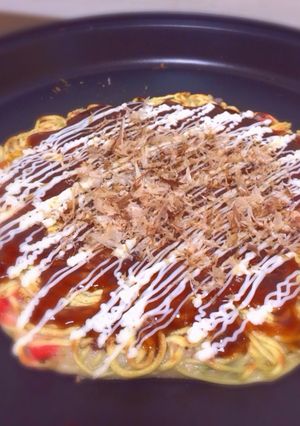 そば入モダン焼-レシピのメイン写真