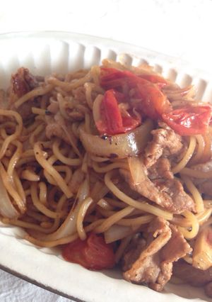 やみつき エスニック焼きそば-レシピのメイン写真