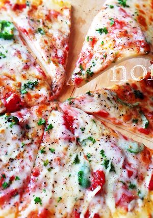 おうちごはん発酵いらず時短ピザ-レシピのメイン写真