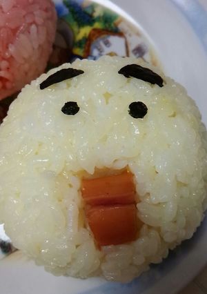 太眉ヒヨコさんおにぎり-レシピのメイン写真