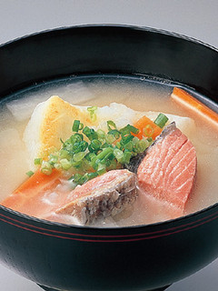 酒粕のお雑煮~甘鮭入り~-レシピのメイン写真