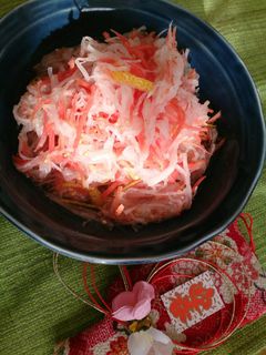 紅白なます~すりごまいり~-レシピのメイン写真