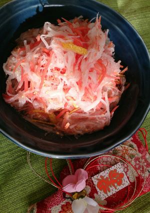 紅白なます～すりごまいり～-レシピのメイン写真