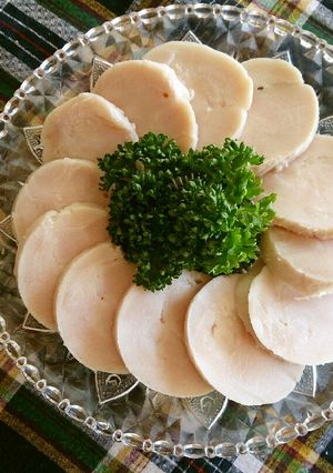 放っておくだけ、簡単鶏ハム-レシピのメイン写真