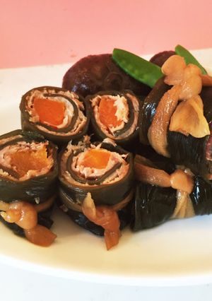 簡単おせち！昆布巻き（豚サーモン）圧力鍋-レシピのメイン写真