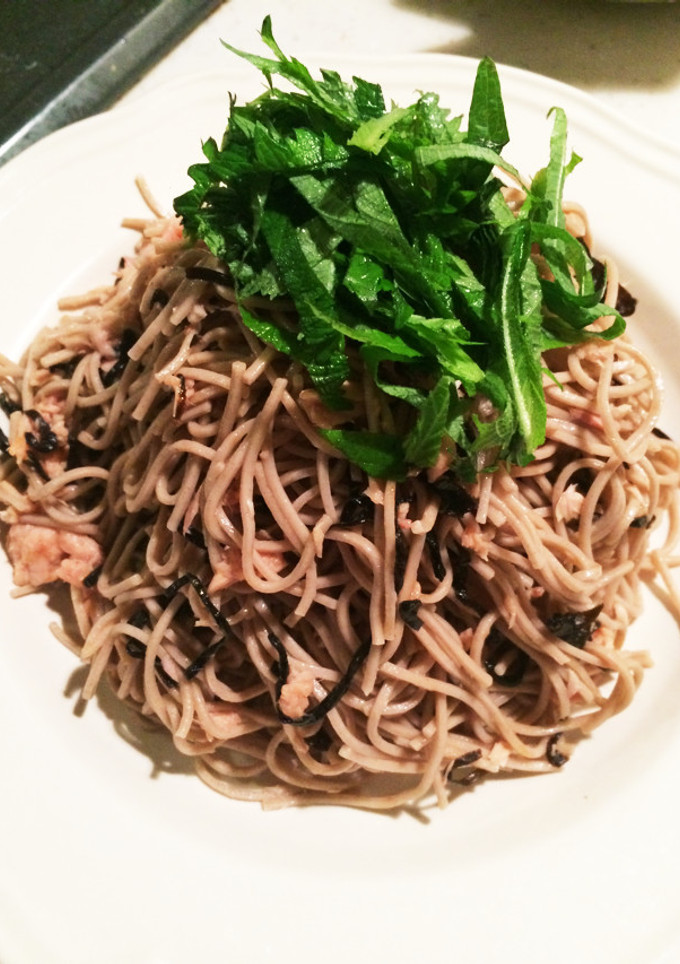 塩昆布と和えるさっぱり蕎麦-レシピのメイン写真