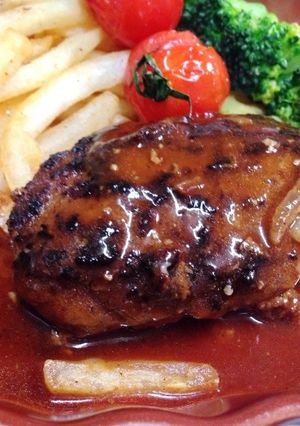 シェフ直伝！肉汁いっぱい豆腐ハンバーグ-レシピのメイン写真
