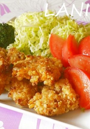 とり天　揚げずにおかき衣でサクサク-レシピのメイン写真