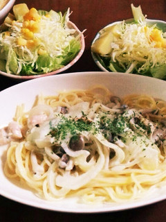 鮭のクリームパスタ-レシピのメイン写真