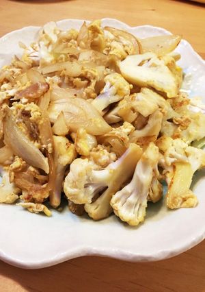 カリフラワー炒め-レシピのメイン写真