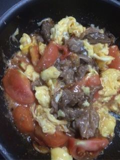 牛肉とトマトのふんわり卵炒め-レシピのメイン写真