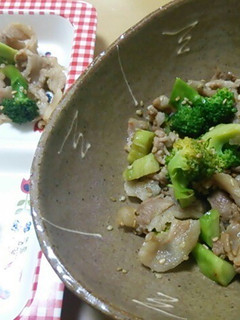 簡単!!豚肉とブロッコリーのめんつゆ炒め-レシピのメイン写真
