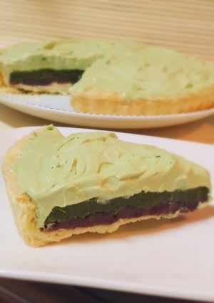 抹茶とあんこのはんなり♪和風タルト-レシピのメイン写真