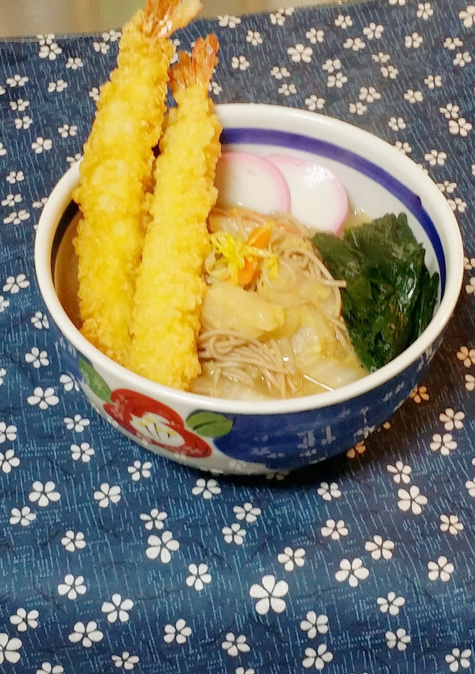 あったまる♪とろとろ柚味噌蕎麦-レシピのメイン写真