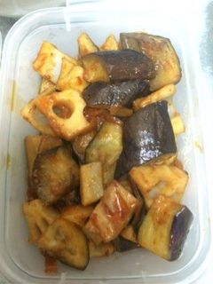 茄子と蓮根の味噌炒め-レシピのメイン写真
