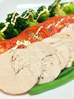 鶏胸肉で鶏ハムサラダ-レシピのメイン写真