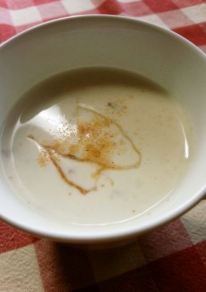 寒い日☺飲むホットラムレーズンヨーグルト-レシピのメイン写真