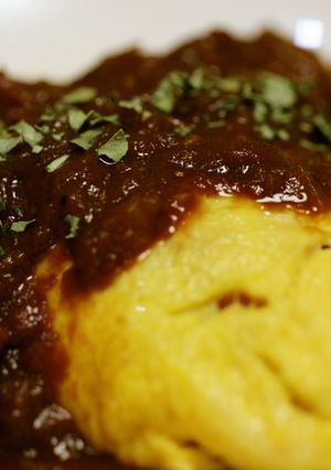 本格 ソースを一から作る オムハヤシ★-レシピのメイン写真