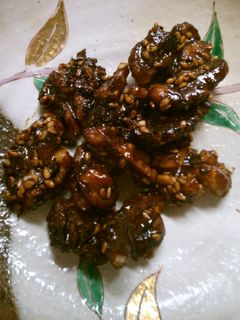 カリカリ おつまみ くるみの 甘煮♪-レシピのメイン写真