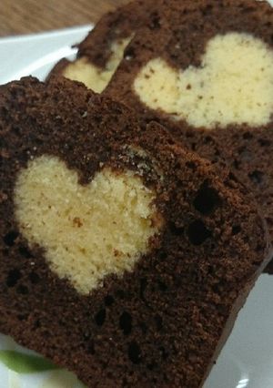 バレンタインに♬かくれんぼ♥パウンド-レシピのメイン写真