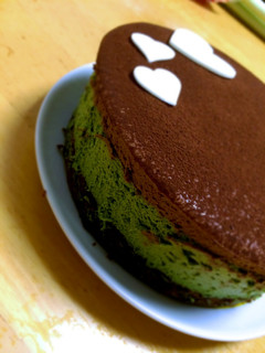 クリスマスに☆抹茶とチョコのムースケーキ-レシピのメイン写真
