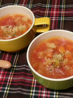 コンソメ要らず☆塩糀ミネストローネ-レシピのメイン写真