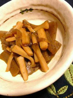 エリンギとこんにゃくの煮物-レシピのメイン写真