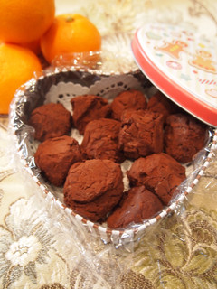 オレンジピールで♥魅惑のチョコトリュフ♥-レシピのメイン写真