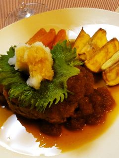 肉汁ブシャーのおろしハンバーグ-レシピのメイン写真