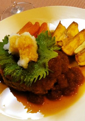 肉汁ブシャーのおろしハンバーグ-レシピのメイン写真