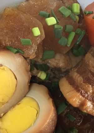 超簡単！圧力鍋DEソーキ・三枚肉煮付け-レシピのメイン写真