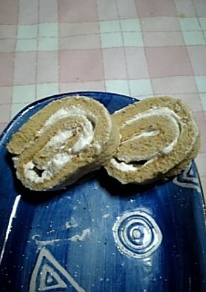 紅茶のロールケーキ-レシピのメイン写真
