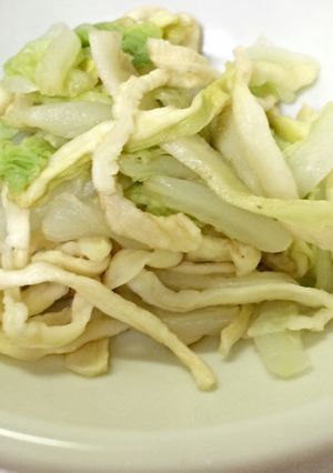 鶏ガラスープの素で白菜の漬け物-レシピのメイン写真