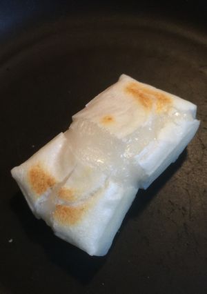 超簡単！フライパンで餅を焼く♪-レシピのメイン写真