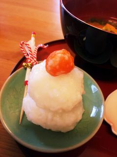 離乳食で簡単おせち☆お粥で鏡餅-レシピのメイン写真