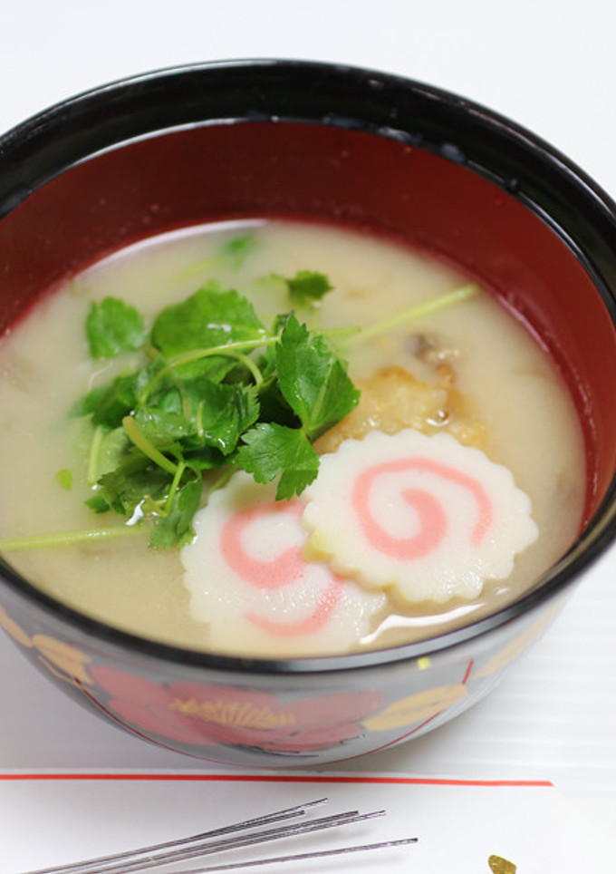 おせちを再利用！我が家の味　白みそ雑煮-レシピのメイン写真