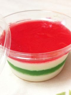 簡単☆カラフル練乳ゼリー-レシピのメイン写真