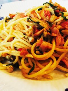 あさりとしその和風パスタ-レシピのメイン写真