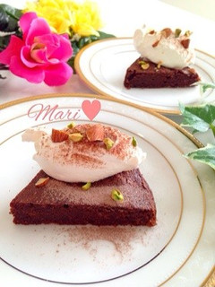 生クリ砂糖無!卵チョコ×1ガトーショコラ-レシピのメイン写真