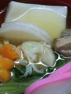 筑前煮でお手軽お雑煮-レシピのメイン写真